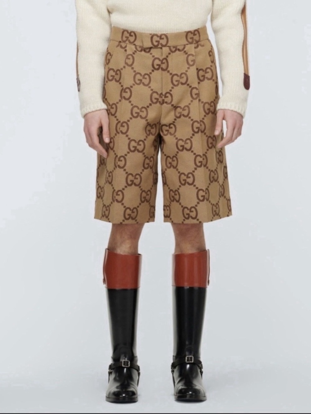 NWT Gucci Jumbo GG Shorts Size 48 Men